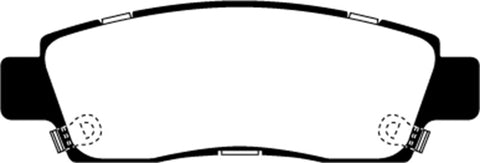 EBC 07+ Buick Enclave 3.6 Greenstuff Rear Brake Pads - DP61672