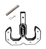 Gen-Y Hulk 2.0 16K Tow Hook 2in Shank w/GH-099 Pin/GH-011 Clip - Black/White - GH-0070-W