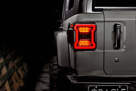 Oracle Jeep Wrangler JL Black Series LED Tail Lights - 5852-504