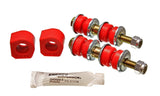 Energy Suspension 84-87 Honda Civic/CRX Red 16mm Front Sway Bar Bushings (Sway Bar link bushings and - 16.5101R