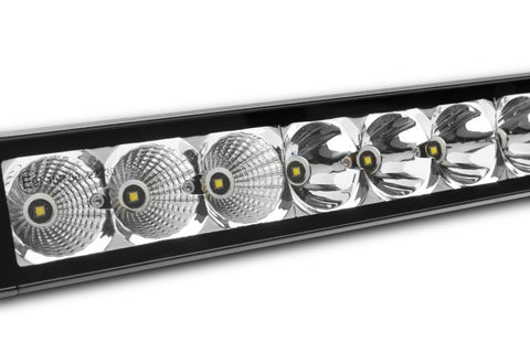 Go Rhino Xplor Bright Series Sgl Row LED Light Bar (Side/Track Mount) 51in. - Blk - 751175113CSS