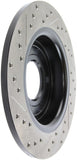 StopTech 04-10 Mazda3 Slotted & Drilled Left Rear Rotor - 127.45067L