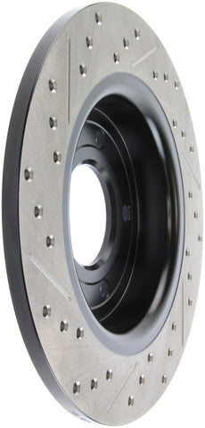 StopTech 04-10 Mazda3 Slotted & Drilled Left Rear Rotor - 127.45067L
