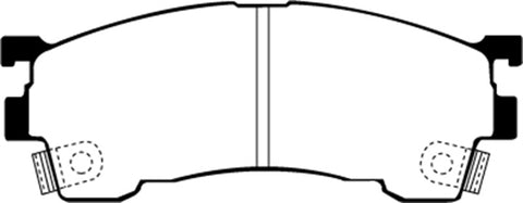 EBC 93-97 Ford Probe 2.0 16v Yellowstuff Front Brake Pads - DP4971R