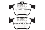 EBC Racing 13-17 Volkswagen Golf (Mk7) RP-1 Race Rear Brake Pads - DP82153RP1