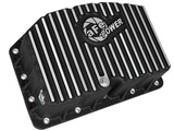 AFE Pro Series Engine Oil Pan Black w/Machined Fins; 11-16 Ford Powerstroke V8-6.7L (td) - 46-70322