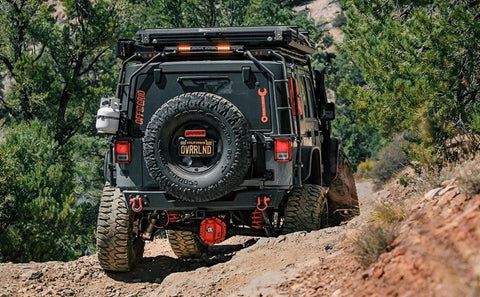 MagnaFlow 07-18 Jeep Wrangler JK Overland Series Axle-Back Exhaust System - 19668