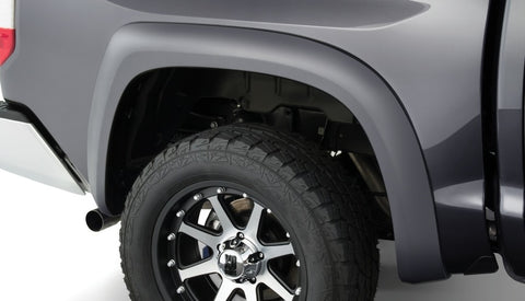 Bushwacker 14-18 Toyota Tundra Fleetside Extend-A-Fender Style Flares 2pc - Black - 30042-02
