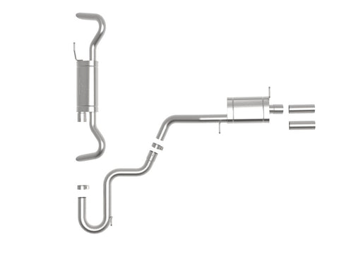 aFe 20-24 VW Atlas Cross Sport L4 2.0L/V6 3.6L MACH Force-Xp SS Hi-Tuck Cat-Back Exhaust - 49-36453