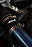 Torque Solution 2022+ Subaru WRX / 19-23 Subaru Ascent Titanium Top Mount Charge Pipe - Brushed - TS-SU-812