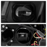 Spyder 13-16 Audi A4/S4 Halogen Model Only High-Power LED Headlights - Black PRO-YD-AA413HALAP-BK - 5088345