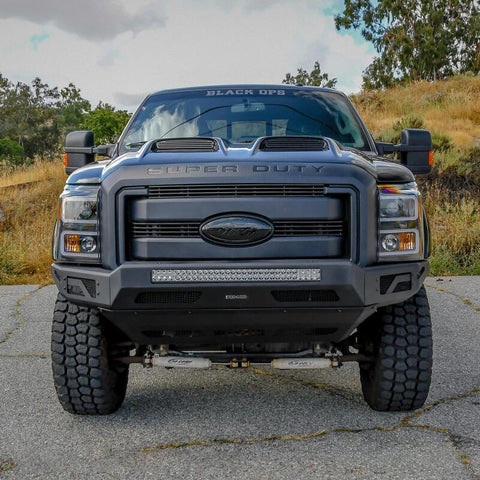 Westin 2011-2016 Ford F-250/350/450/550 Super Duty Pro-Mod Front Bumper - Textured Black - 58-41205