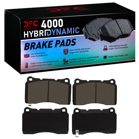 DFC 10-16 Hyundai Genesis Coupe Front 4000 Hybridynamic Brake Pads - 4000-1743-00
