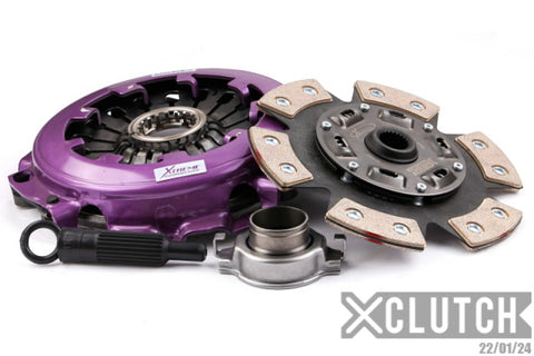 XClutch 1997 Mitsubishi Lancer EVO IV 2.0L Stage 2R Extra HD Sprung Ceramic Clutch Kit - XKMI23022-1R