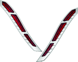 Kuryakyn LED Rear Fender Strip Lights For Indian Chrome - 2898
