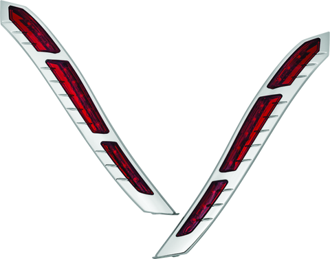 Kuryakyn LED Rear Fender Strip Lights For Indian Chrome - 2898