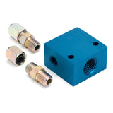 Autometer Temperature Manifold Adaptor for 3/8 O.D. Tubing - 2286