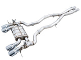AWE Tuning SwitchPath Cat-Back Exhaust for BMW G8X M3/M4 - Chrome Silver Tips - 3025-43480
