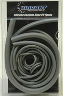 Vibrant Silicon vac Hose Pit Kit Blk 5ft- 1/8in 10ft- 5/32in 4ft- 3/16in 4ft- 1/4in 2ft-3/8in - 2104