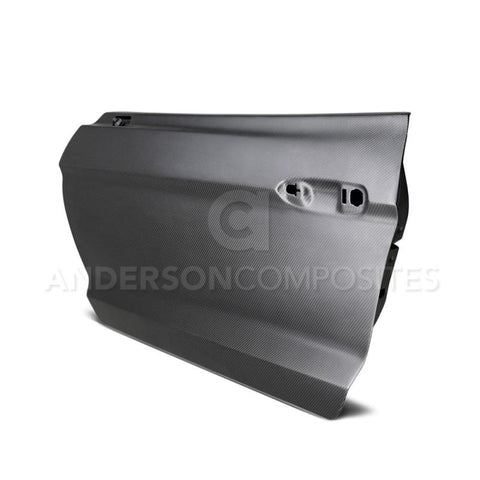 Anderson Composites 15-17 Ford Mustang Dry Carbon Doors (Pair) - AC-DD15FDMU-DRY