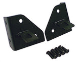 Rugged Ridge 76-95 Jeep CJ/YJ Black Windshield Hinge Light Brackets - 11027.01