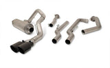 Gibson 22-24 Toyota Tundra 3.5L-T V6 Crew Max Black Elite Stainless Cat Back Dual Sport Exhaust - 67105B