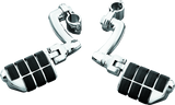 Kuryakyn Longhorn Offset Dually ISO Peg With  1-1/4in Clamp Chrome - 4575