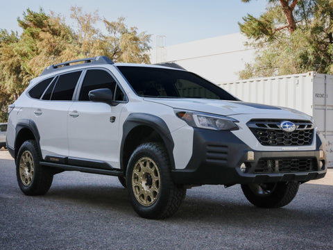 aFe POWER 20-23 Subaru Outback H4 2.4L (t) / H4 2.5L Terra Guard Trail Steps - Black - 79-27006