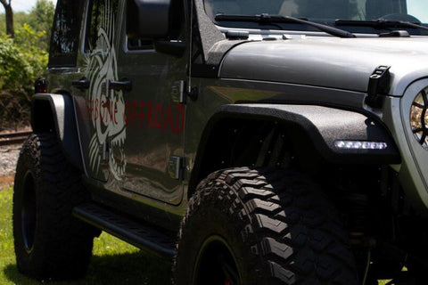 Fishbone Offroad 2018+ Jeep Wrangler JL/Gladiator Front Fenders Elite Steel - FB23194F