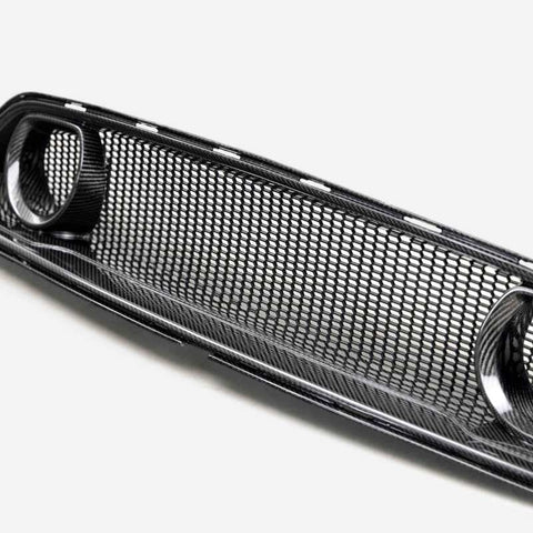 Anderson Composites 21-22 Ford Mustang Mach 1 CF Upper Grille - AC-UG21FDMUM1