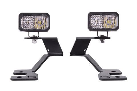 Diode Dynamics 2021 Ford Bronco Sport Stage Series 2in LED Ditch Light Kit - Pro White Combo - DD7144