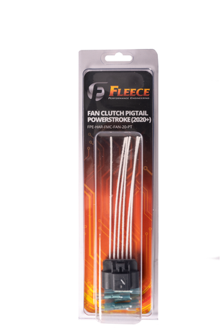 Fleece Performance 20-24 Ford F-250/F-350 Powerstroke 6in Cooling Fan Pigtail - FPE-HAR-FMC-FAN-20-PT