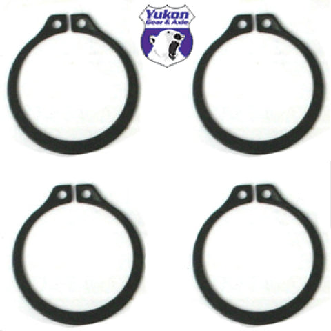 Yukon Gear (4) Full Circle Snap Rings / Fit 297X U-Joint w/ Aftermarket Axle - YP SJ-297X-501