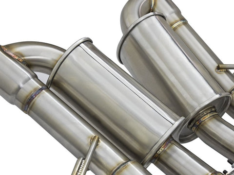 aFe MACHForce XP Axle Back 304SS Exhaust w/ Carbon Fiber Tips 15-19 Chevy Corvette Z06 - 49-34082-1C