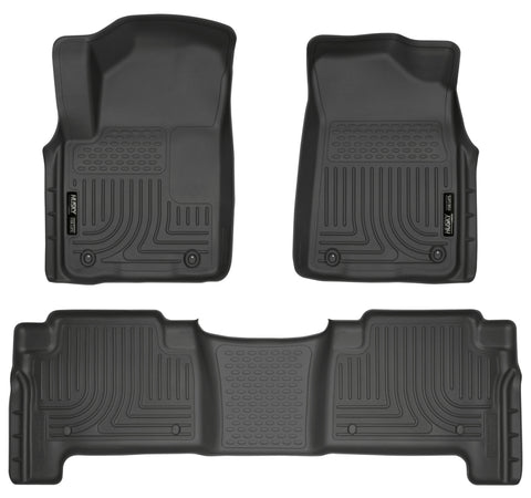 Husky Liners 2011 Infiniti QX56 WeatherBeater Combo Black Floor Liners - 98611