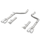 MagnaFlow Axle-Back, SS, 2.5in, Quad Split Rear 3.5in Tip 2015 Dodge Challenger R/T 5.7L - 19210