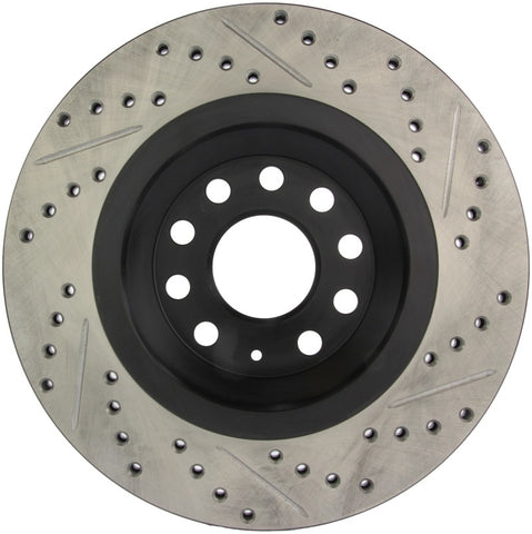 StopTech 09 VW Passat CC / 06-09 Passat Slotted & Drilled Right Rear Rotor - 127.33113R