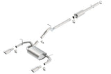 Borla 12-16 Jeep Wrangler JK 3.6L AT/MT 4Wheel 4dr Truck Single Split Rear Exit Catback Exhaust - 140459