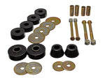 Energy Suspension Chevy Pickup Body Mounts - Black - 3.4137G
