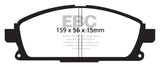 EBC 01 Infiniti Q45 4.1 Yellowstuff Front Brake Pads - DP41861R
