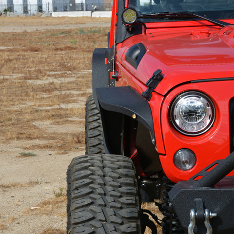 DV8 Offroad 07-18 Jeep Wrangler JK Front & Rear Slim Fenders - FENDB-06