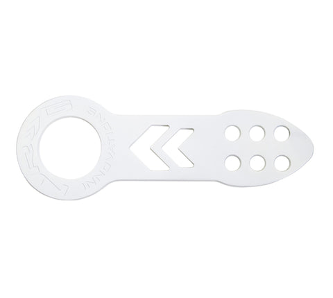 NRG Universal Front Tow Hook - White Powder Coat - TOW-100WT