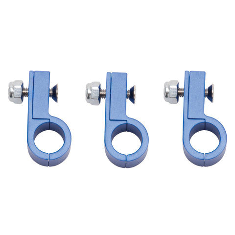 Russell Line Clamp For -6 Tubing Blue Anodize (4 Pack) - 654252