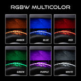 Diode Dynamics Stage Series SXS Rock Light Installer Kit - RGBW M8 w/Controller (8-pack) - DD7753C