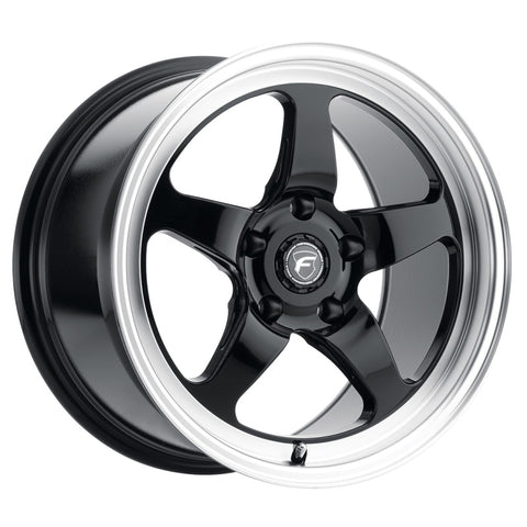 Forgestar D5 Drag 18x10 / 5x114.3 BP / ET22 / 6.4in BS Gloss Black Wheel - F09180067P22
