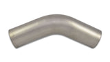 Vibrant 2.5in. O.D. Titanium 45 Degree Mandrel Bend Tube / 3in. CLR - 13452
