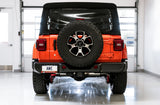 AWE Tuning 2018+ Jeep Wrangler JL/JLU Tread Edition Axle-Back Dual Exhaust - Diamond Black Tips - 3015-33001