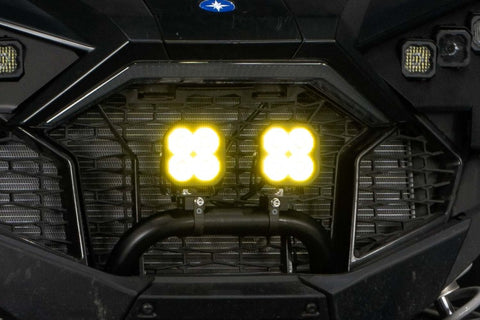 Diode Dynamics SS3 LED Bumper 1 1/4 In Roll Bar Kit Max - White SAE Fog (Pair) - DD7694