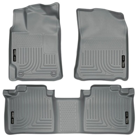 Husky Liners 07-11 Toyota Camry (All) WeatherBeater Combo Gray Floor Liners (One Piece for 2nd Row) - 98512