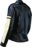 River Road Dame Vintage Leather Jacket Black Womens - Small - 094388